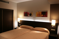 Habitaci�n doble, 2 camas de 100cm x 200cm, vista frontal al mar