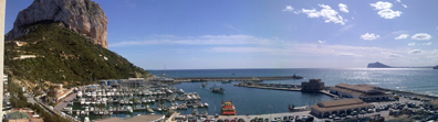 Vista frontal al mar desde las habitaciones